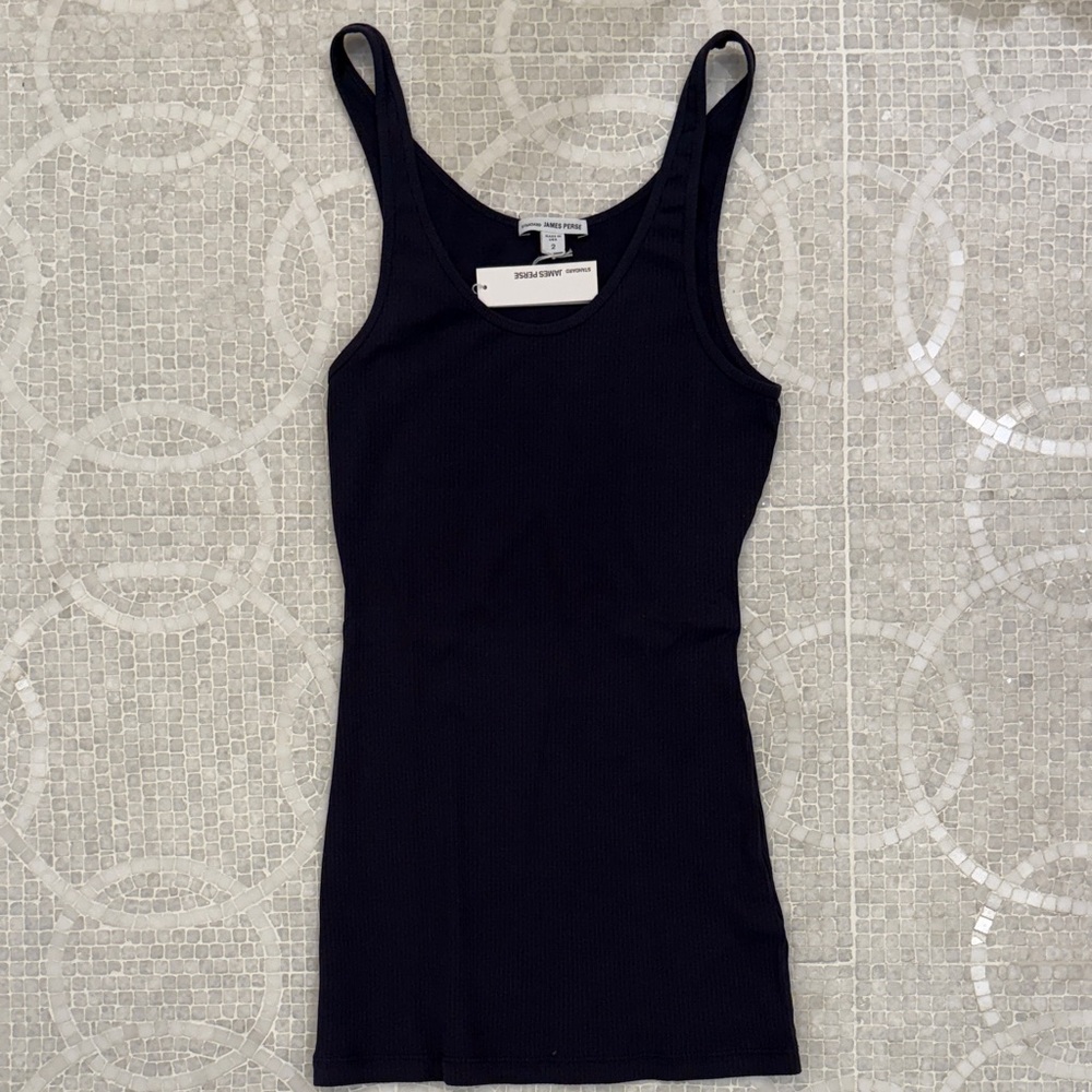 NWT James  Perse Dark Navy Women's Tank Top
